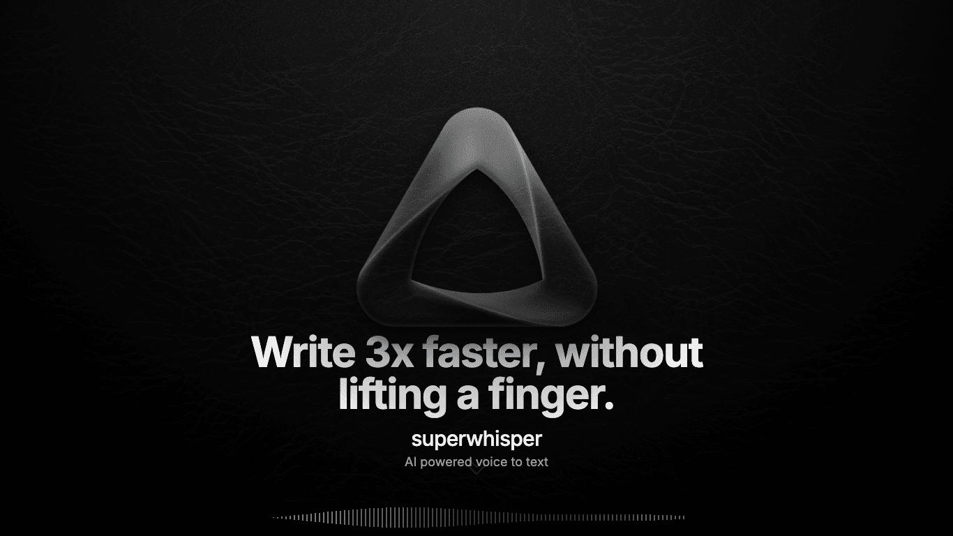 SuperWhisper interface screenshot