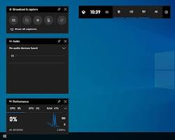 Image du raccourci clavier Touche Windows + G