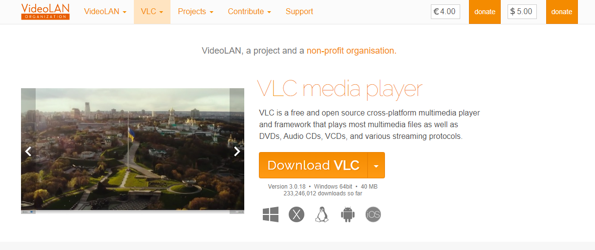 VLC Media Player pour le convertisseur et téléchargeur YouTube vers FLAC