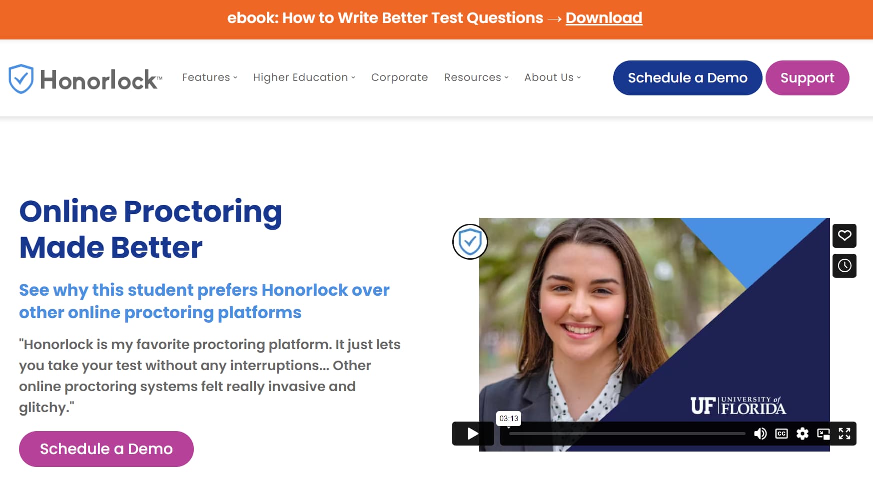 Surveillance en ligne Honorlock : Examens surveillés en toute simplicité