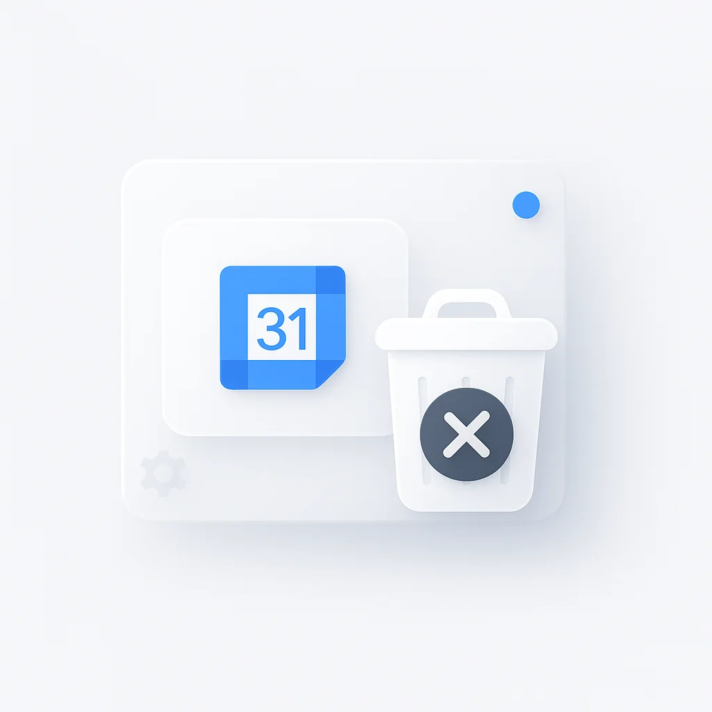 Comment supprimer Google Agenda sur un ordinateur de bureau étape par étape