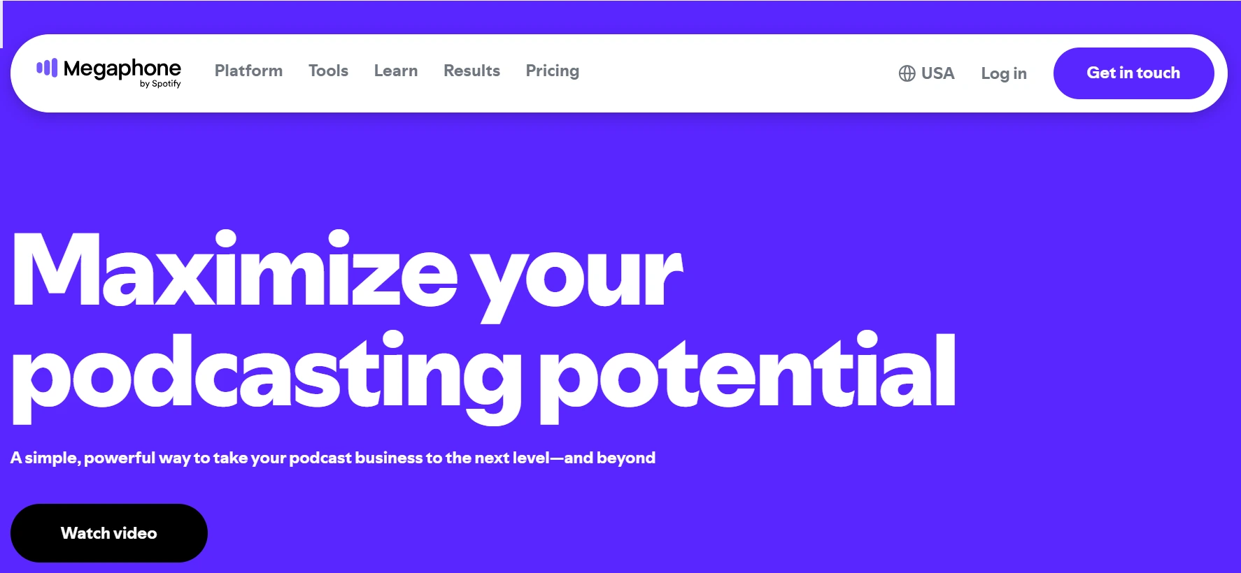 Megaphone Enterprise Dashboard