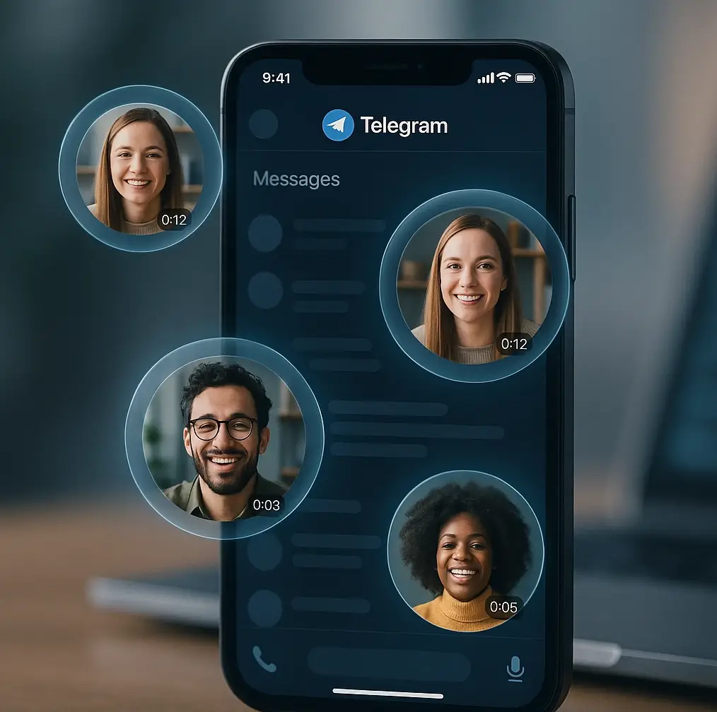 Interface de dépannage Telegram