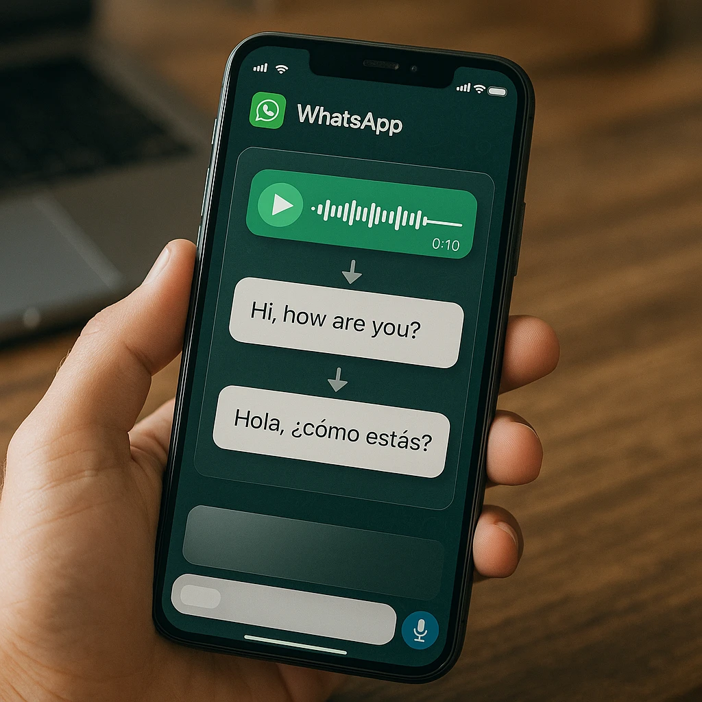 Comparaison des applications de transcription WhatsApp montrant les taux de précision et les fonctionnalités