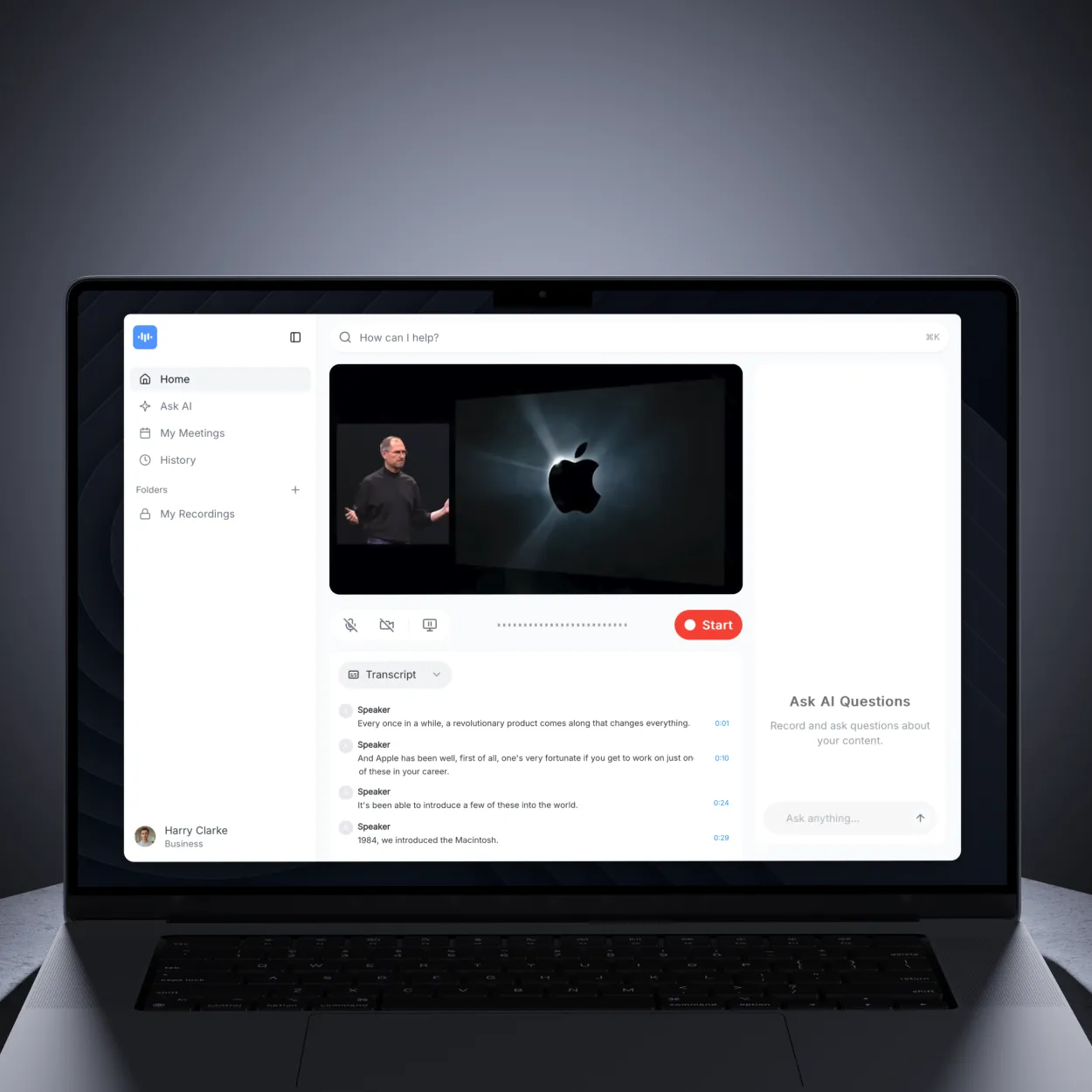 How to Transcribe Audio to Text with ScreenApp