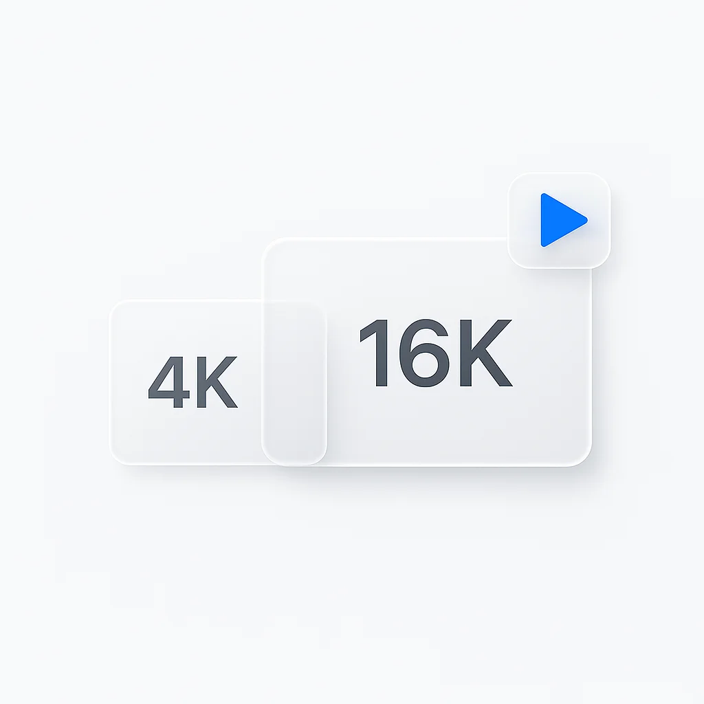4K vs 8K vs 16K - De quoi avez-vous réellement besoin en 2025 ?
