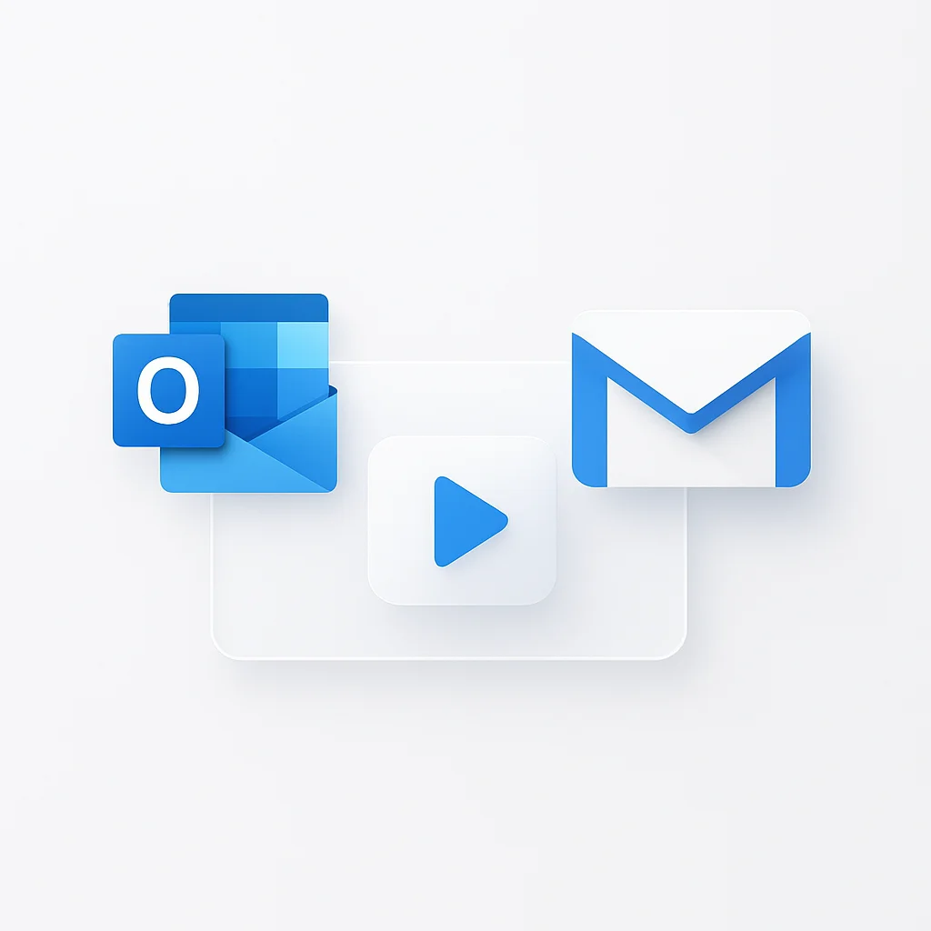 Guide ultime : intégrer des vidéos dans Outlook et Gmail