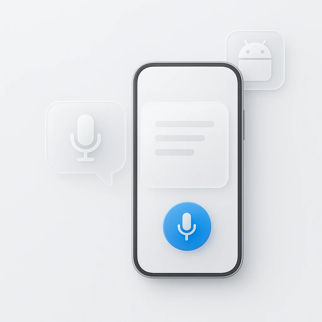 Comment convertir la voix en texte sur Android